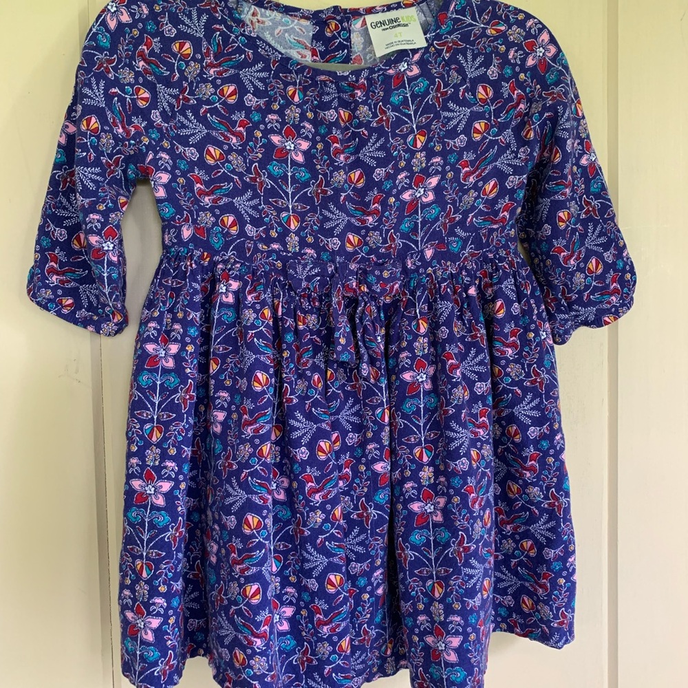 Girls 4T Long Sleeve Babydoll Dress
